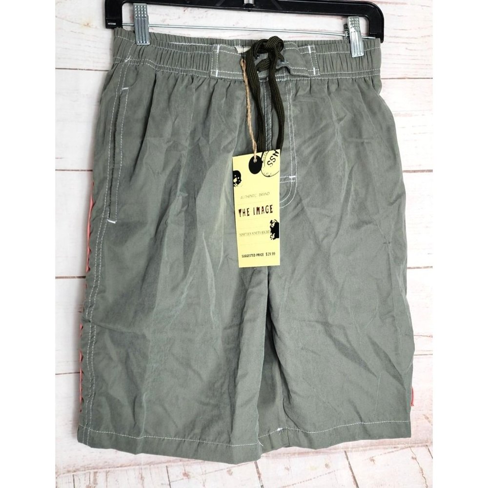 Genuine Quality The Image M Vintage 98 Drawstring Elastic Waist Swimming Shorts